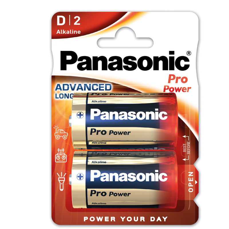 BLISTER 2 torce LR20 Pro Power D PANASONIC