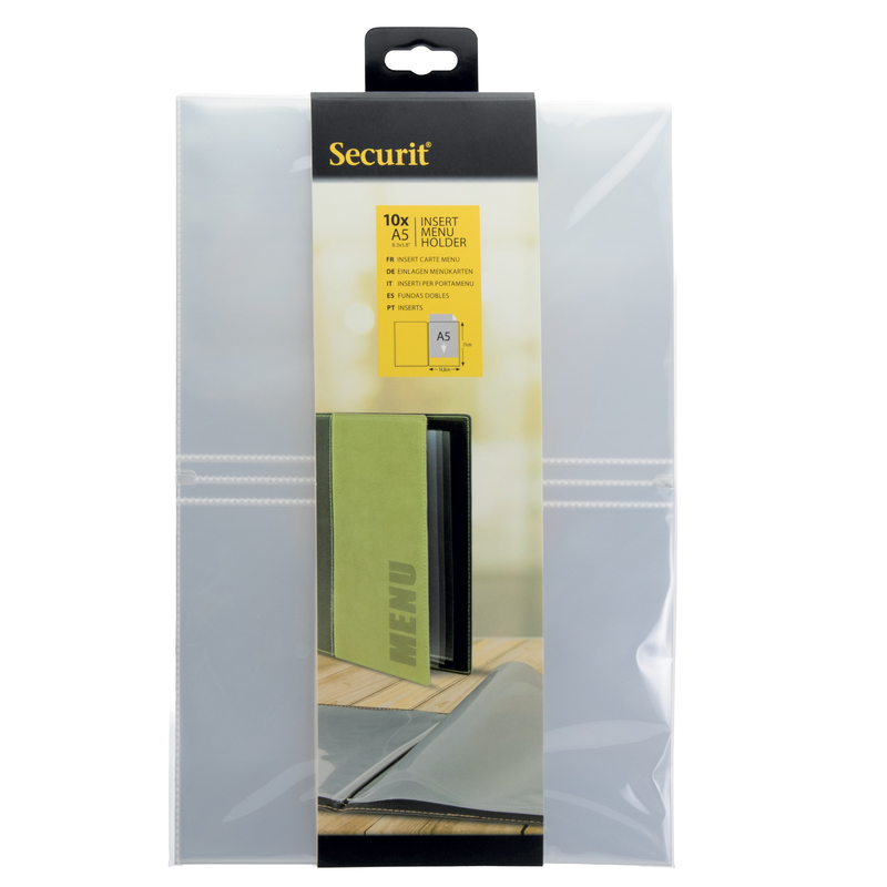 Set 10 inserti doppi A5 x Porta MenU' Trendy, Rio e Nature