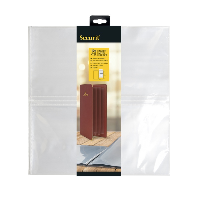 SET 10 INSERTI DOPPI A5 LONG x Porta MenU' TRENDY