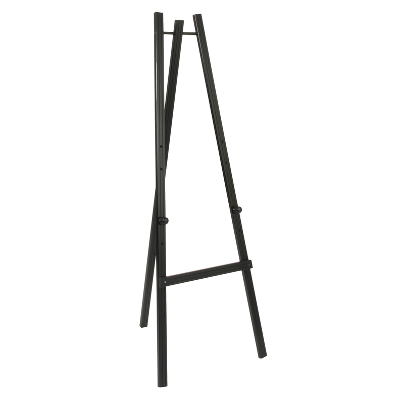 CAVALLETTO IN LEGNO NERO H165cm Securit