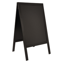 LAVAGNA NERA A CAVALLETTO 69x125cm SANDWICH Securit
