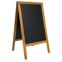 LAVAGNA TEAK A CAVALLETTO 69x125cm SANDWICH Securit