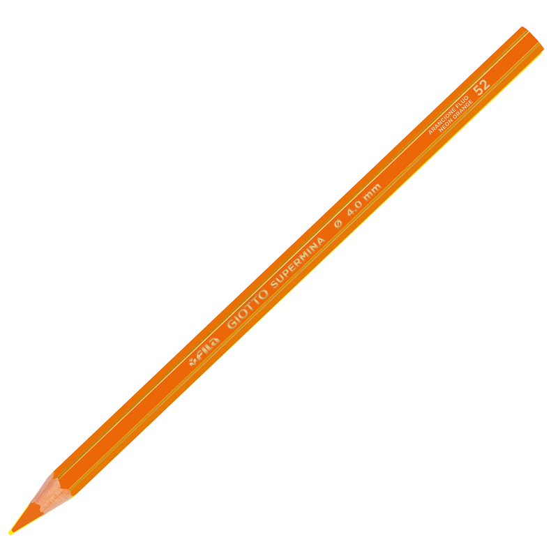 Pastello Giotto Supermina monocolore arancio fluo 52