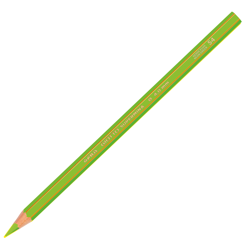 Pastello Giotto Supermina monocolore verde fluo 54