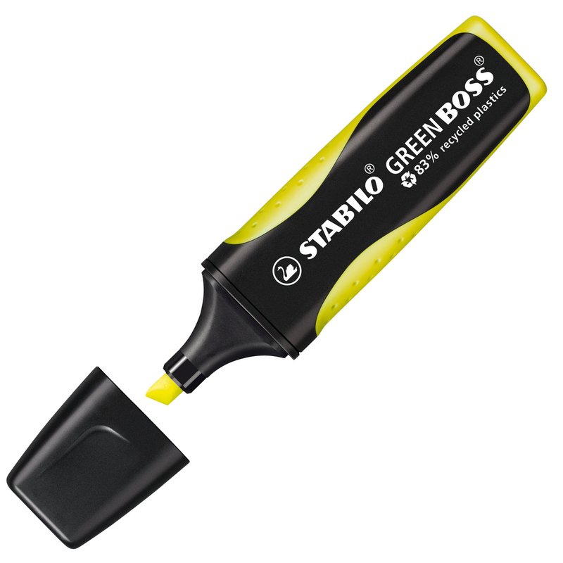 Evidenziatore STABILOR GREEN BOSSR 83recycled GIALLO