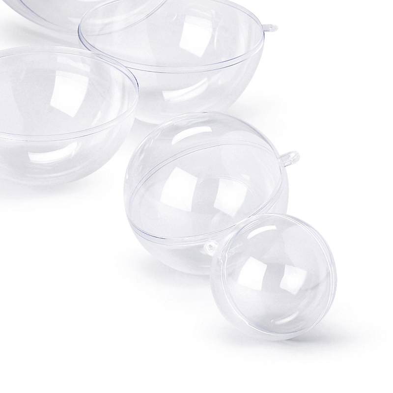 SFERA APRIBILE in POLISTIRENE TRASPARENTE D100mm RI.PLAST