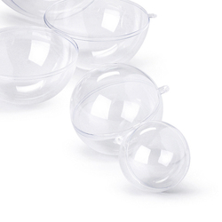 SFERA APRIBILE in POLISTIRENE TRASPARENTE D140mm RI.PLAST