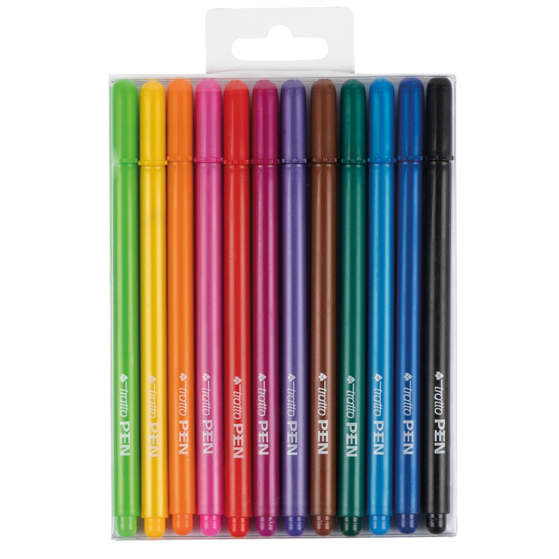 BUSTA 12 PENNARELLO TRATTO PEN NEW METAL