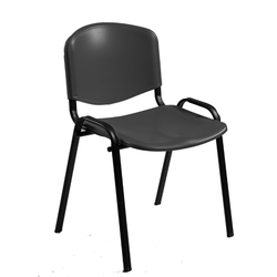 SEDIA ATTESA Dado D5PS NERO senza BRACCIOLI