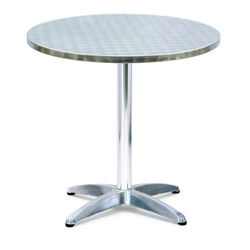 TAVOLO TONDO Bar IN ALLUMINIO D70cm - H70cm
