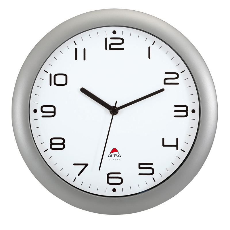 OROLOGIO DA PARETE HORNEW D30cm GRIGIO Metal Alba