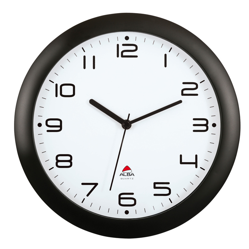 OROLOGIO DA PARETE HORNEW D30cm NERO Alba