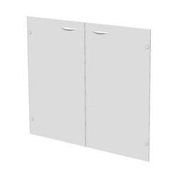 COPPIA ANTE in VETRO SATINATO x Mob.BASSO - EASY
