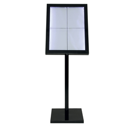 ESPOSITORE A LED 4xA4 PER ESTERNI Securit