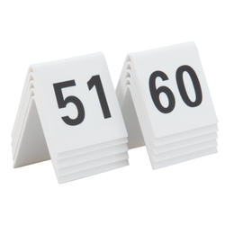 SET da 51 a 60 NUMERI PER I TAVOLI Securit
