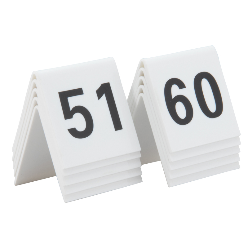 SET da 51 a 60 NUMERI PER I TAVOLI Securit