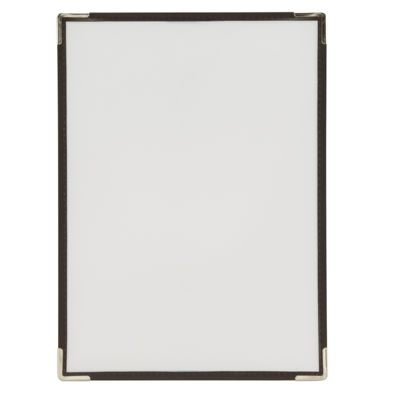 Set 3 Porta Menu' Crystal BR1 SINGOLO (per 2 FOGLI A4)