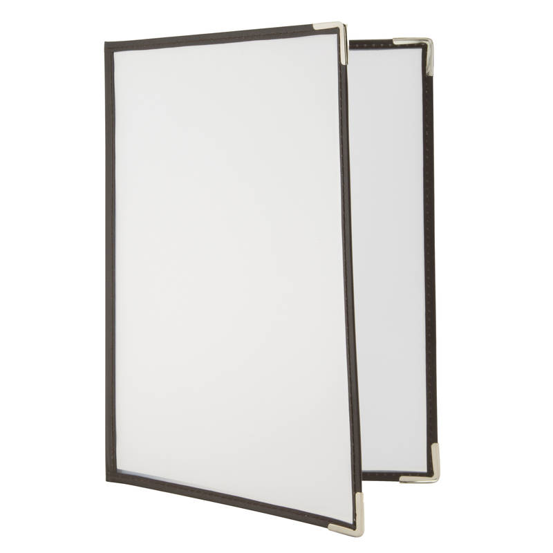 Set 3 Porta Menu' Crystal BR2 DOPPIO (per 4 FOGLI A4)