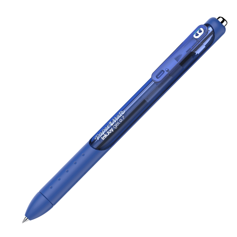 Penna sfera scatto INKJOY GEL 0,7mm blu PAPERMATE
