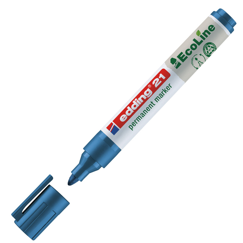 MARCATORE PERMANENTE 21 ECOLINE P.CONICA BLU EDDING