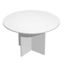 TAVOLO RIUNIONE 4 POSTI D120 x H72cm GRIGIO - EASY