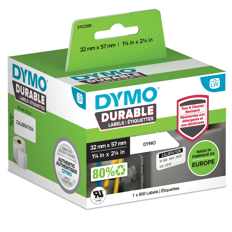 ETICHETTE DURABLE INDUSTRIAL DIM. 57X32MM 800X1 RT MULTIUSO