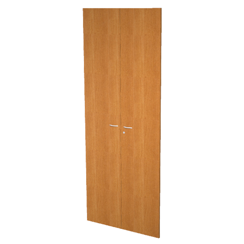 COPPIA ANTE in MELAMIN. x libreria alta L76cm NOCE CHIARO