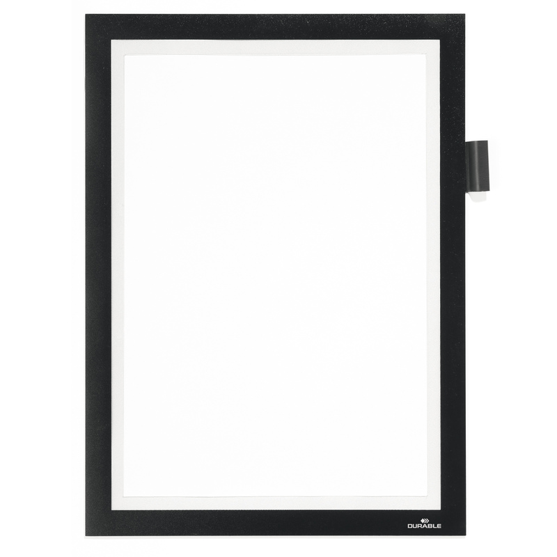 Cornice adesiva DuraframeR Note A4 21X29,7cm nero DURABLE