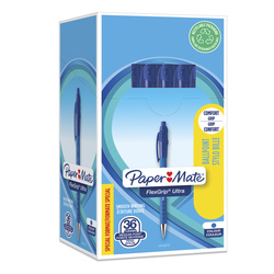 Special pack 30+ 6 penna sfera scatto FLEXGRIP ULTRA 1.0 blu PAPERMATE