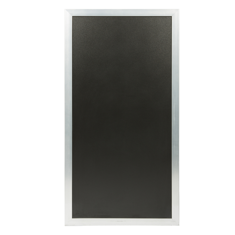 LAVAGNA Multiboard NERA 60x115cm cornice ARGENTO Securit