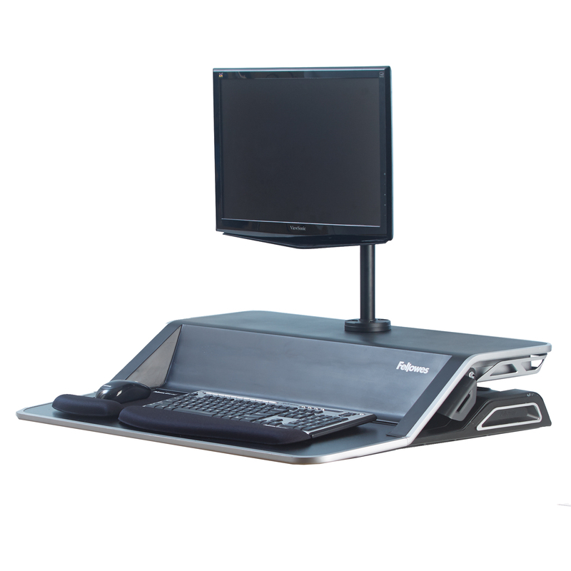 POSTAZIONE DI LAVORO SIT-STAND LOTUS NERO 0007901 FELLOWES