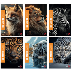 Maxiquaderno A4 36fg+2 100gr 1rigo WILD Be More BM