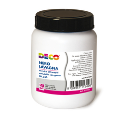 Vernice lavagna all'acqua nero 250ml DECO