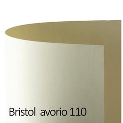 Conf.25 cartoncino Bristol Color 200gr 50x70cm avorio 110 Favini