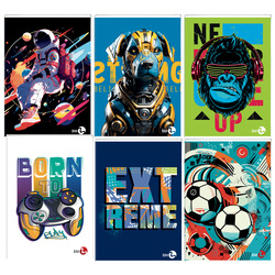 Maxiquaderno A4 40fg+2 80gr 5mm Bambino BM