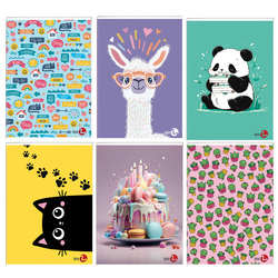 Maxiquaderno A4 40fg+2 80gr 5mm Bambina BM