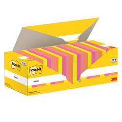 Cf. 24pz blocco 90fg. Post-itR Notes 76x76mm 654-COL-VP24 colori ass.