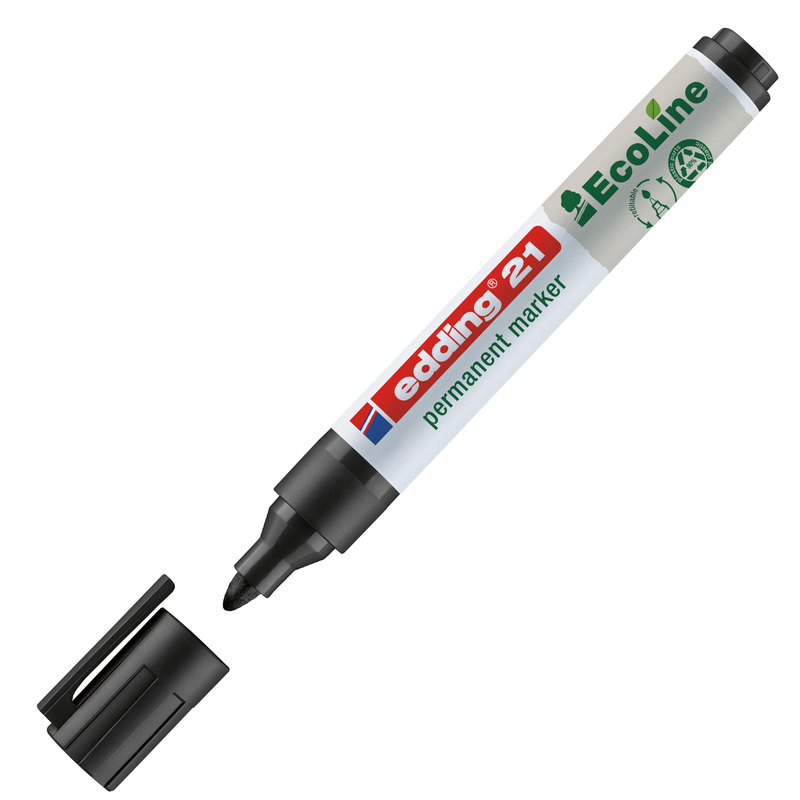 MARCATORE PERMANENTE 21 ECOLINE P.CONICA NERO EDDING