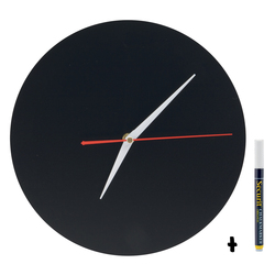 LAVAGNA DA PARETE 'OROLOGIO' SILHOUETTE Securit