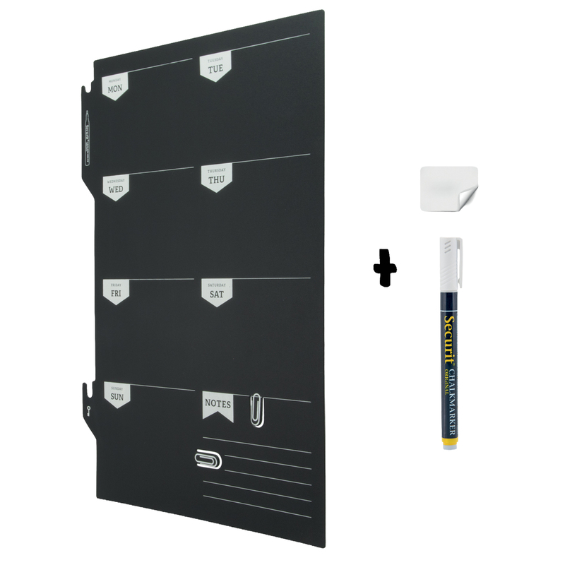 LAVAGNA da PARETE WeekPlanner 30x45cm Securit