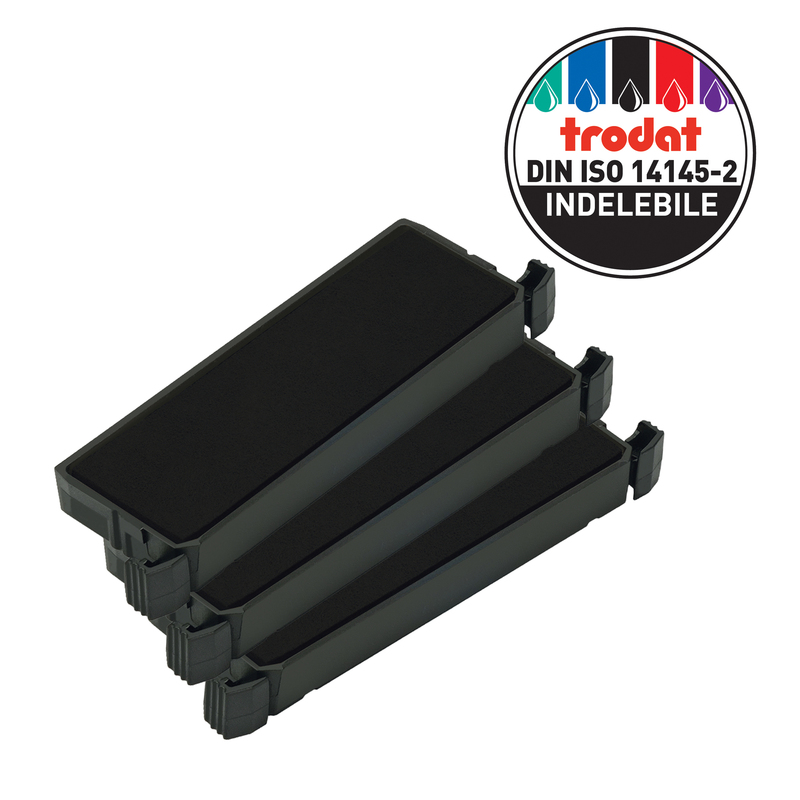 Blister da 3 tamponi 6/4817 nero Trodat