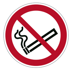 Pittogramma adesivo da terra "Vietato Fumare" D 43cm 1728 Durable
