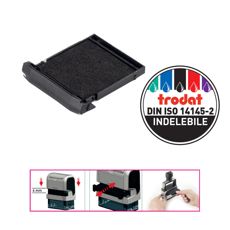 BLISTER DA 2 TAMPONI 6/9440 NERO TRODAT (Delist)