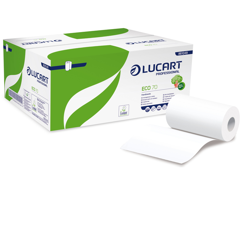 Asciugamani in rotolo MINI D13cm - 70mt Eco 70 Lucart