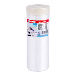 Sigillante adesivo per doccia e lavabi SANY 22mm x 2,4mt bianco Geko