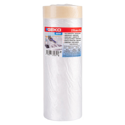 Sigillante adesivo per doccia e lavabi SANY 40mm x 2,4mt bianco Geko