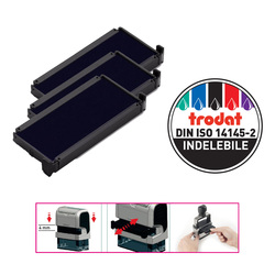 Blister da 3 tamponi 6/4913 nero Trodat