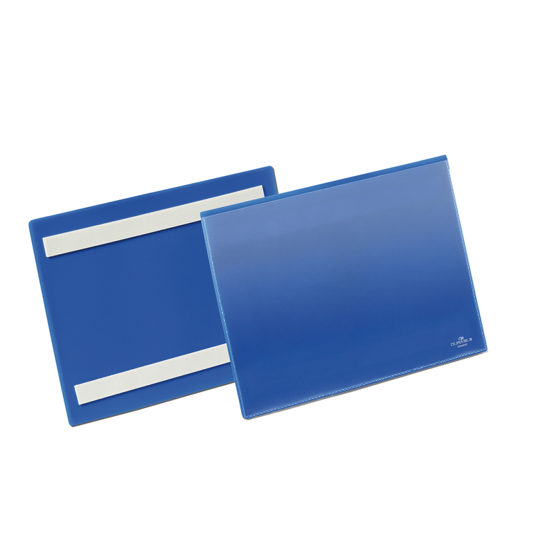50 buste identificazione con bande adesive 210x148mm (A5-oriz) 1795 Durable