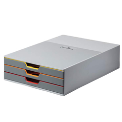 Cassettiera sottomonitor Varicolor DURABLE