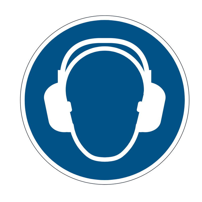 Pittogramma adesivo da terra "DPI Cuffie" D 43cm 1729 Durable